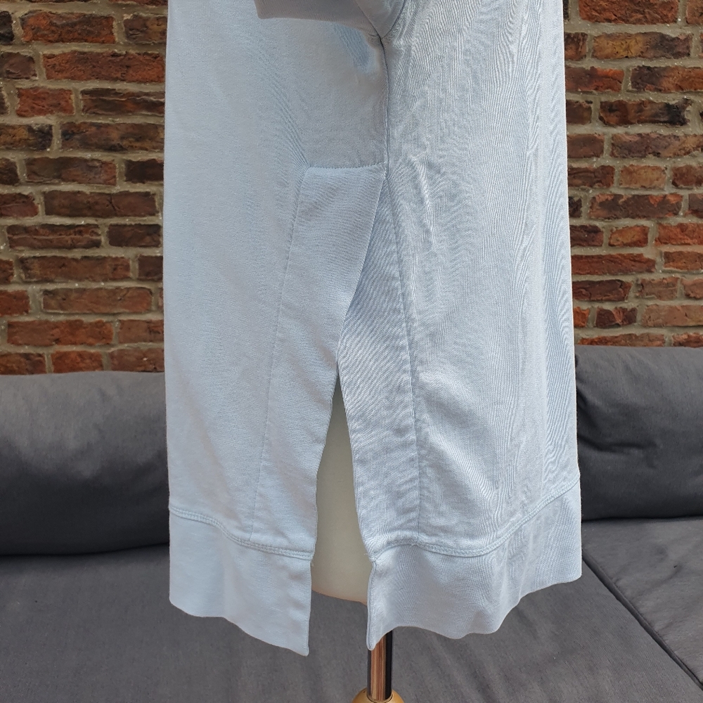 Sweaty Betty Sweatshirt Side Split Light Blue Small Oversize Relaxed - Picture 6 of 16